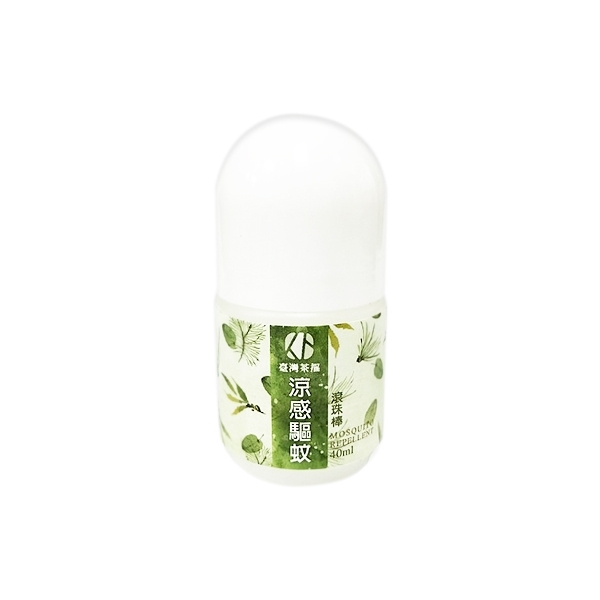 臺灣茶摳 涼感驅蚊滾珠棒(40ml)【小三美日】