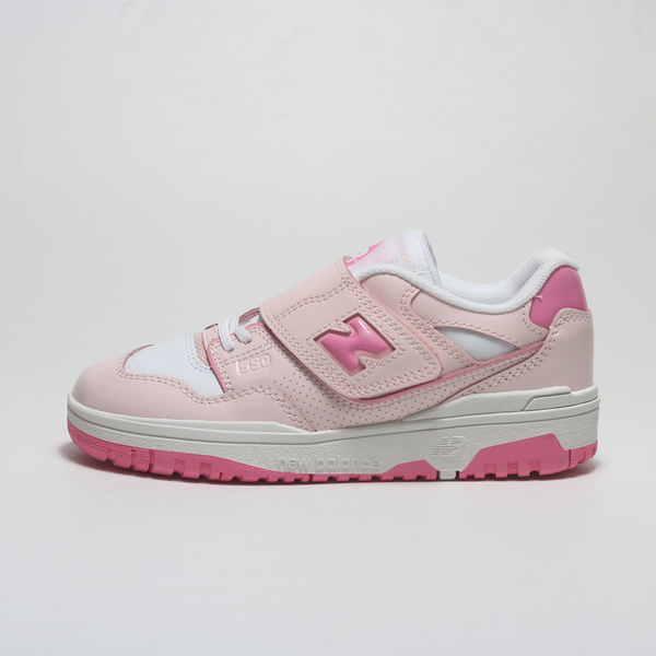 NEW BALANCE 童鞋 NB 550 白 粉紅漆皮 黏帶 中童 PHB550KK product thumbnail 4