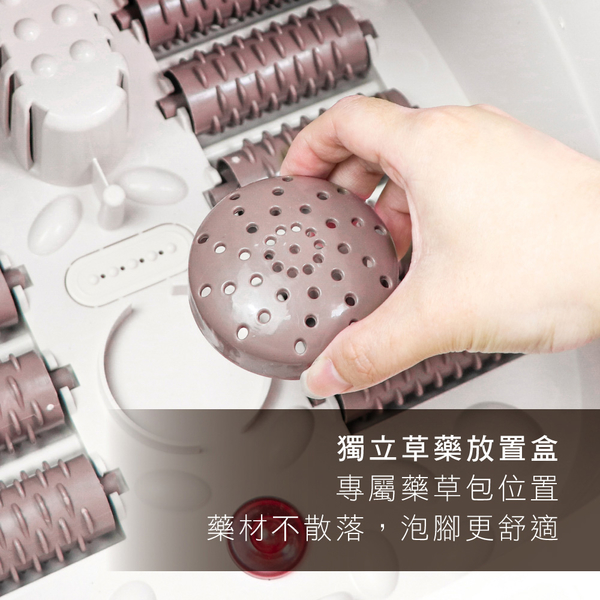 KINYO 滑動式滾輪按摩足浴機8.6L(內附藥草放置盒) IFM-6001 product thumbnail 7