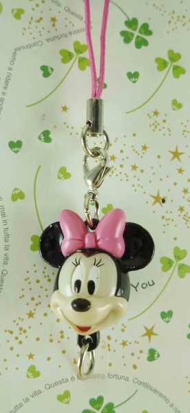 【震撼精品百貨】Micky Mouse_米奇/米妮 ~吊飾-米妮大頭風鈴