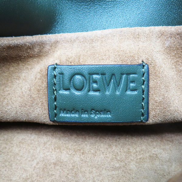 【二手名牌BRAND OFF】LOEWE 羅威 綠色 牛皮 鏈帶 肩背包 A411FC6X01 product thumbnail 6