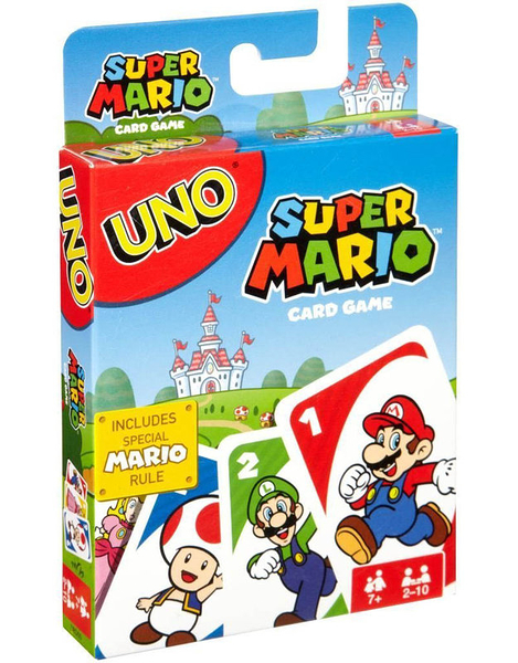 『高雄龐奇桌遊』UNO瑪利歐 UNO Super Mario 美泰兒官方正版 正版桌上遊戲專賣店