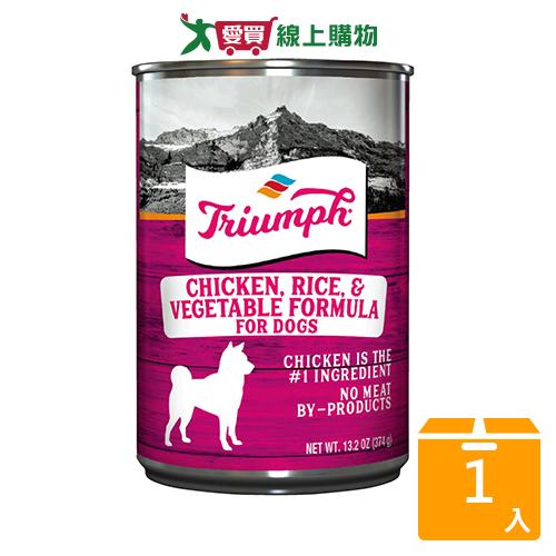 奔放犬用主食罐-雞肉糙米配方374G【愛買】