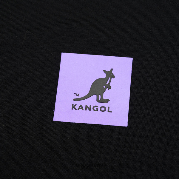 KANGOL 短袖 短T 黑 方格袋鼠背大橫向LOGO 袋鼠 棉 男 (布魯克林) 6225100520 product thumbnail 4