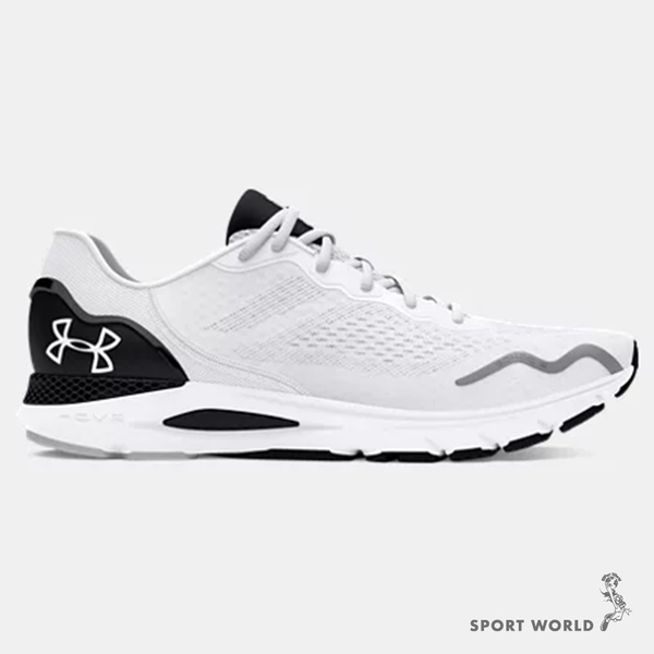 Under Armour UA 慢跑鞋 男鞋 緩震 支撐 HOVR Sonic 6 白【運動世界】3026121-105