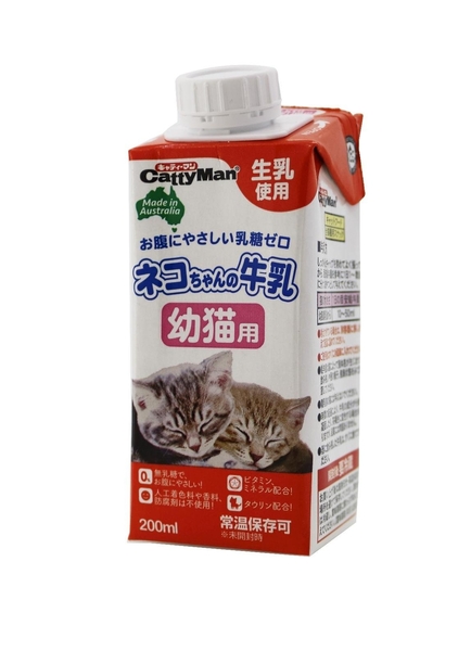 『寵喵樂旗艦店』Cattyman《澳洲貓用牛奶-老貓｜成貓｜幼貓》200ML/瓶 貓用牛奶 product thumbnail 2