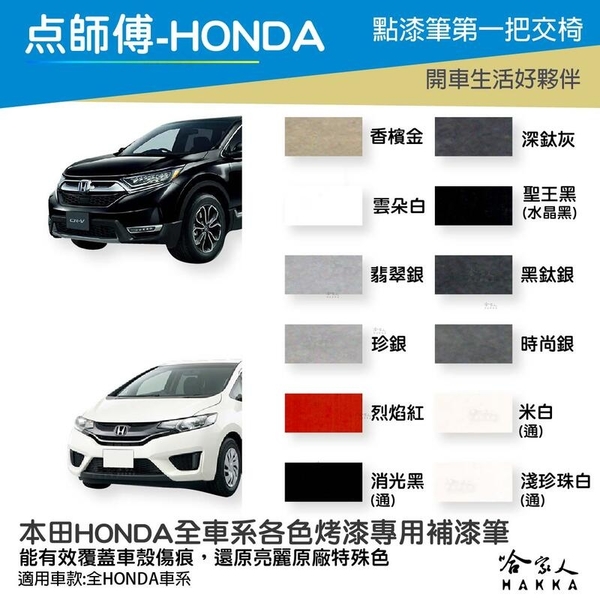 Honda 本田專用補漆筆點漆筆crv Fit Civic 黑深鈦灰汽車補漆筆點師傅烤漆噴漆哈家人 Yahoo奇摩超級商城