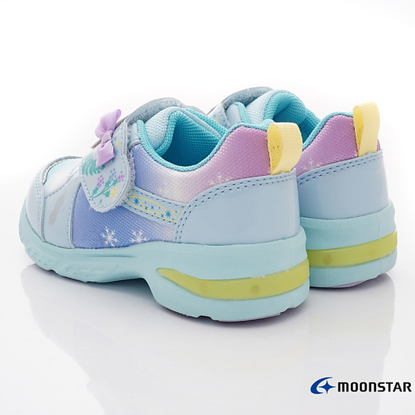 過年特賣-日本Moonstar機能童鞋 2E冰雪奇緣電燈運動鞋C12939藍(中小童) product thumbnail 6