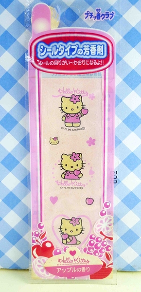 【震撼精品百貨】Hello Kitty 凱蒂貓~KITTY貼紙-香水貼紙-粉蘋果