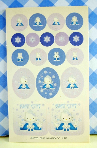 【震撼精品百貨】Hello Kitty 凱蒂貓~KITTY貼紙-香水貼紙-雪天使