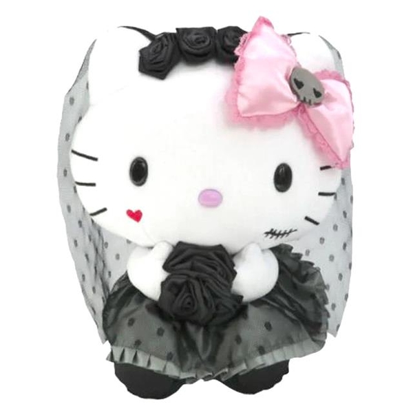 【震撼精品百貨】Hello Kitty 凱蒂貓~日本SANRIO三麗鷗 KITTY絨毛娃娃10吋-婚紗萬聖節款*14891