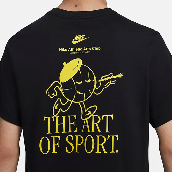 NIKE AS M NSW TEE ART IS SPORT LBR 男短袖上衣 棉 黑 休閒衣 品牌服 百搭款 KAORACER FB9799010 product thumbnail 4