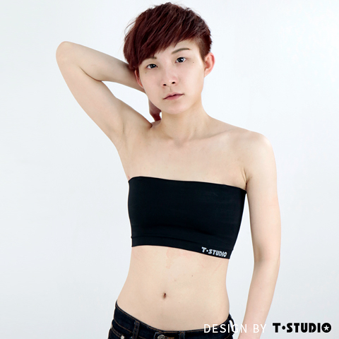 【T-STUDIO】STYLE系列/穿搭輕便一片式/彈性無肩帶(黑)