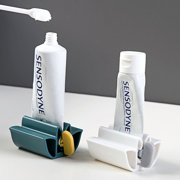 泰博思 轉動式擠牙膏器 懶人擠牙膏神器 保養品擠壓器 藥膏擠壓器【F0481】