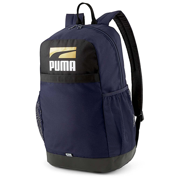 puma plus 後背包 休閒 旅行 筆電隔層 水壺袋 藍【運動世界】07839102