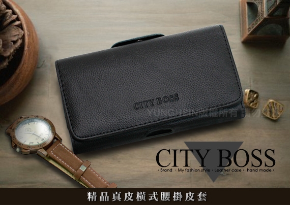 CITY for iPhone 12 mini 5.4吋 / 12 Pro / 11 Pro 精品真皮橫式腰掛皮套 請選型號 product thumbnail 2