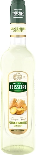 Teisseire 糖漿果露-薑汁風味Ginger Syrup 法國頂級天然糖漿 700ml【良鎂咖啡精品館】