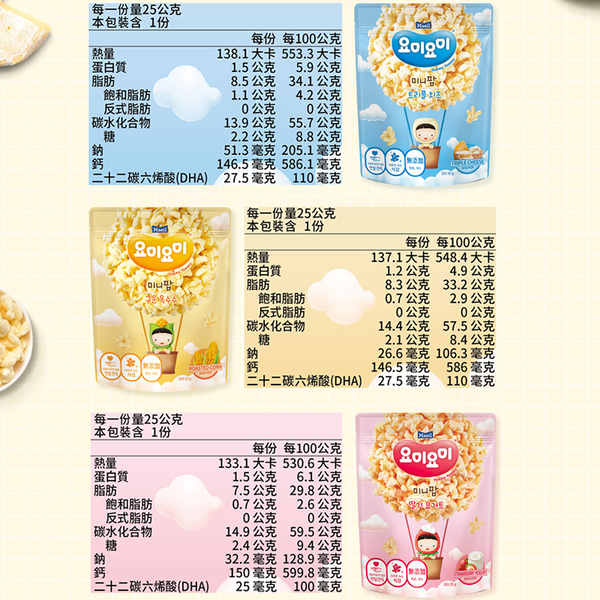 韓國 Maeil 造型米餅 米圈圈 心型 花型 大米餅 寶寶迷你爆米花 6588 product thumbnail 7