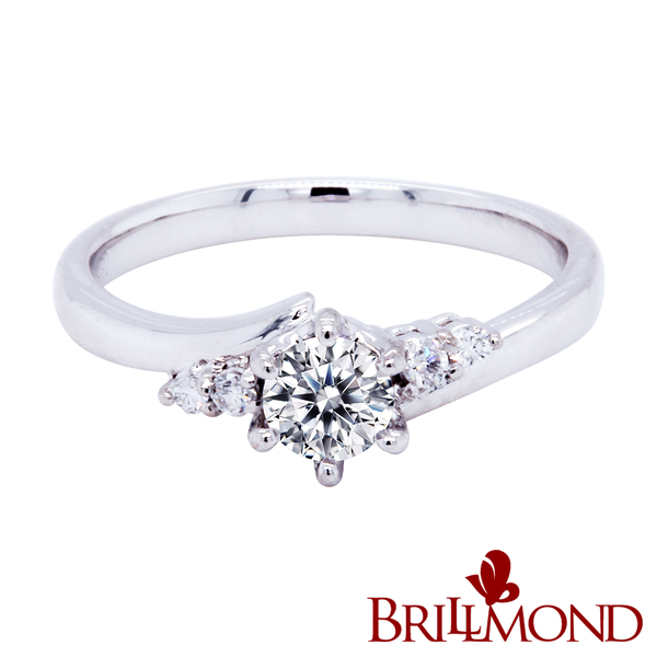 【BRILLMOND JEWELRY】GIA 30分D/VVS1 鉑金真愛鑽戒(D/VVS1 H&A PT950鉑金台)