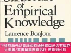 二手書博民逛書店Structure罕見Of Empirical KnowledgeY364682 Laurence Bonjo