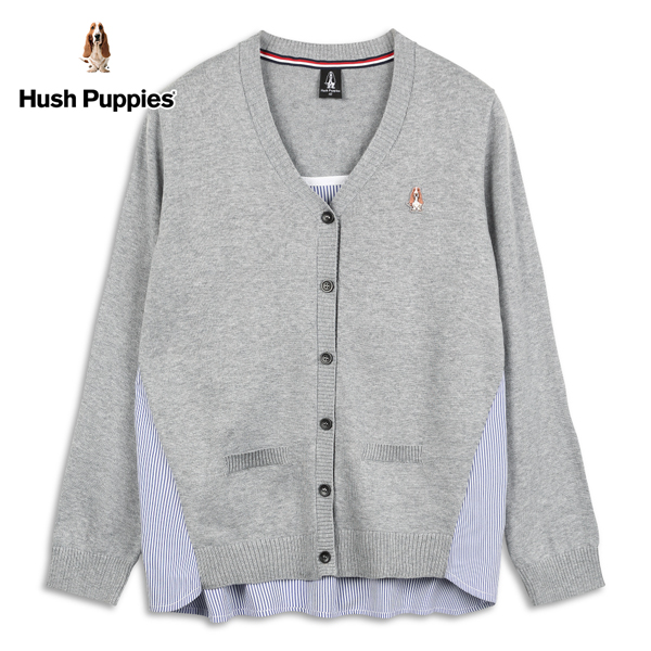 Hush Puppies 線衫 女裝直條紋拼接線衫外套 product thumbnail 2