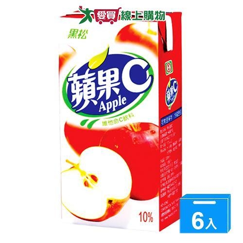 黑松蘋果C300ml*6入【愛買】