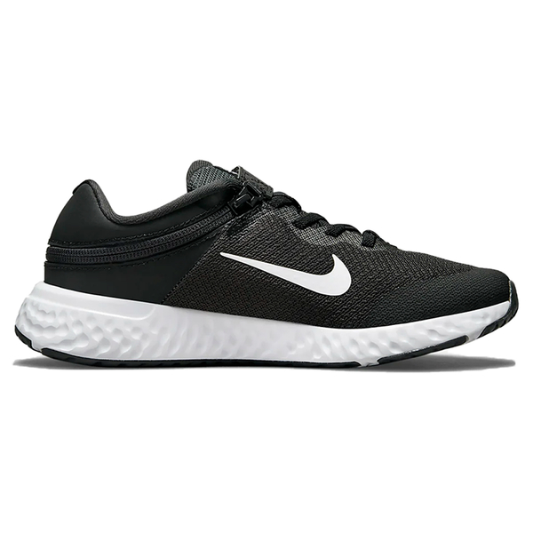 Nike 大童 女鞋 慢跑鞋 Revolution 6 FlyEase GS 4E超寬楦 黑【運動世界】DO5065-003