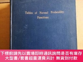 二手書博民逛書店英文原版：Tables罕見of Normal Probability正態概率函數表 英文版 原版書籍Y6936