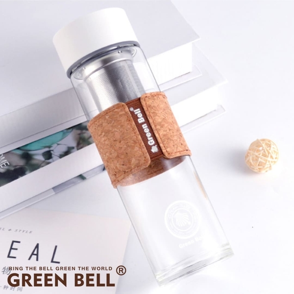 [時時樂限定] GREEN BELL 綠貝 文青風輕旅玻璃杯500ml product thumbnail 3