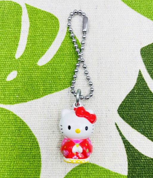 【震撼精品百貨】Hello Kitty 凱蒂貓~日本sanrio三麗鷗 KITTY吊飾鎖圈-日本*34200