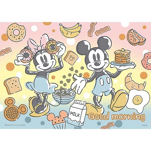 迪士尼Disney 甜點美食系列 拼圖(108片)-美味早餐