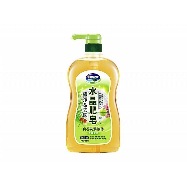 南僑水晶 水晶肥皂食器洗滌液體(極淨&去味)青蘋果香(1000ml)【小三美日】