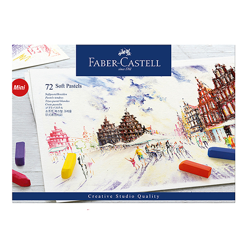 Faber-Castell 輝柏 創意工坊72色軟性粉彩條(短型)