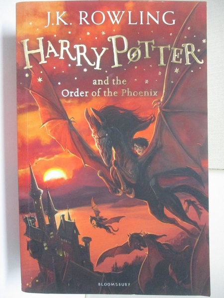 【書寶二手書T8／一般小說_ADB】Harry Potter and the Order of the Phoenix_J.K. Rowling