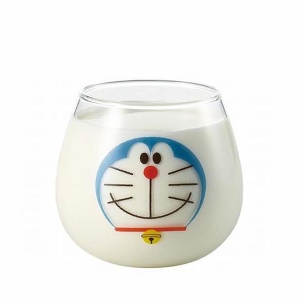 日本製 哆啦A夢 不倒翁玻璃杯 哆啦美 Doraemon 玻璃杯 飲料杯 牛奶杯 質感玻璃杯 簡約 日本製 product thumbnail 5