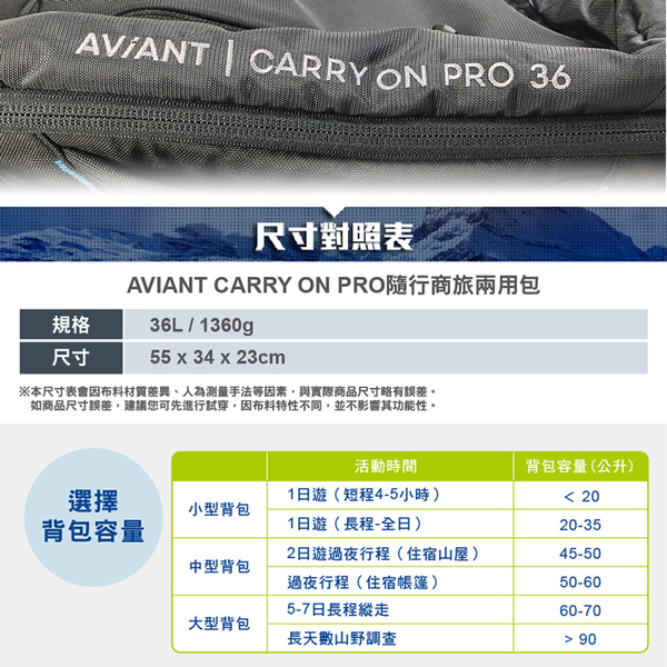 deuter AVIANT CARRY ON PRO隨行商旅兩用包36L(3510220)(歐都納/筆電包/手提後背包/旅行雙肩包/商務旅遊) product thumbnail 7