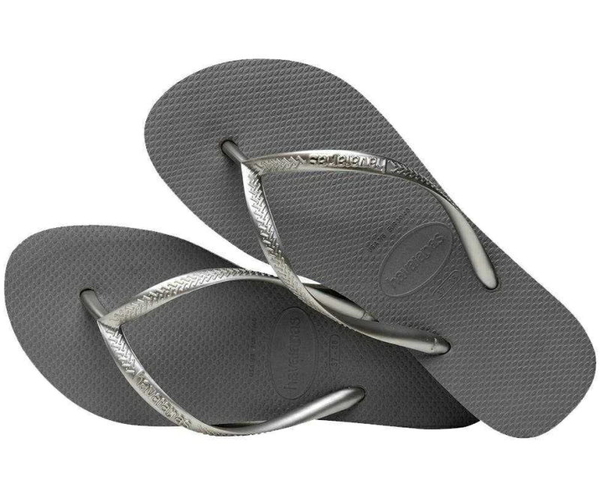 havaianas 哈瓦士 巴西人字拖 女款 Slim flatform 2公分 灰 厚底 拖鞋 夾腳拖 海灘鞋【南風百貨】 product thumbnail 2