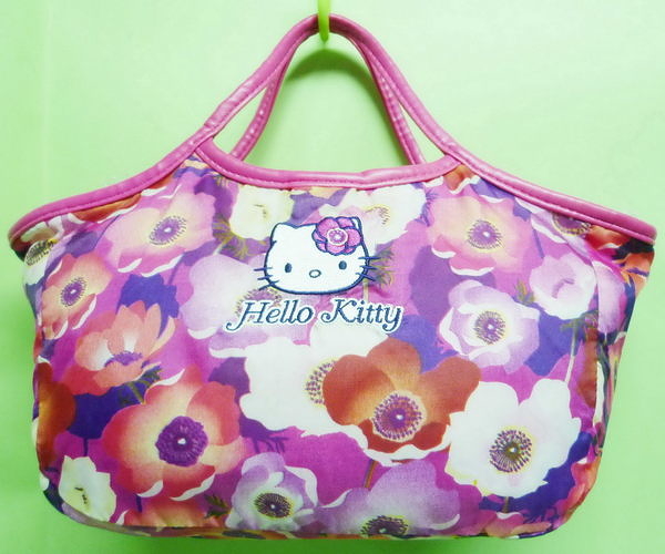 【震撼精品百貨】Hello Kitty 凱蒂貓~KITTY手提袋『彩色海葵』