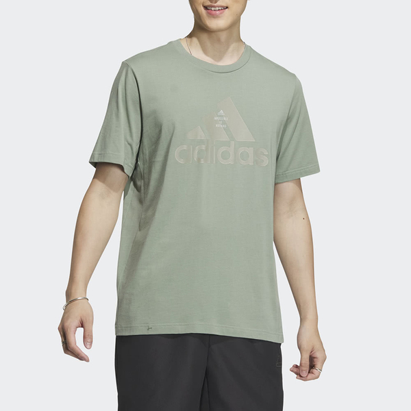 adidas 男短袖上衣 運動 亞規 草綠 休閒衣 品牌服 百搭款 KAORACER IA8096 product thumbnail 3