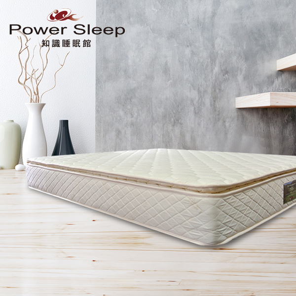 PowerSleep Care-608涼感除蟎護背床墊 6*6.2尺 182*188cm 雙人加大床墊 Power Sleep知識睡眠館