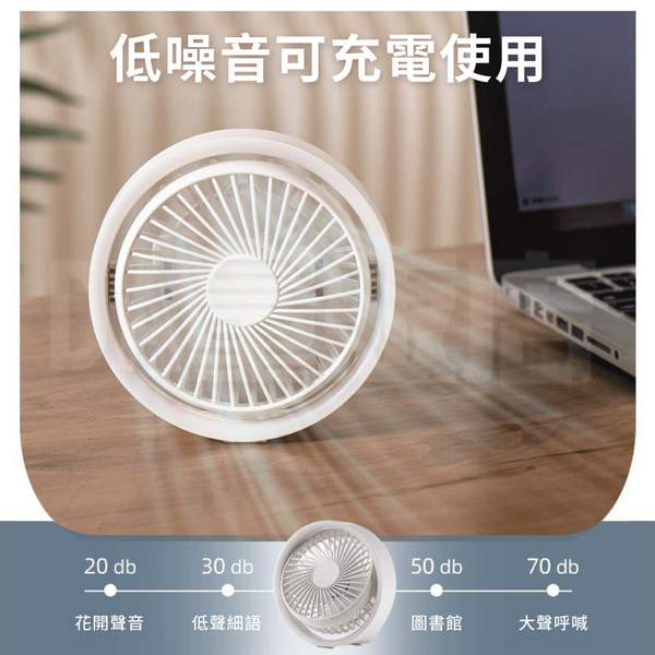 桌扇 桌上風扇 充電風扇 可吊掛 product thumbnail 7