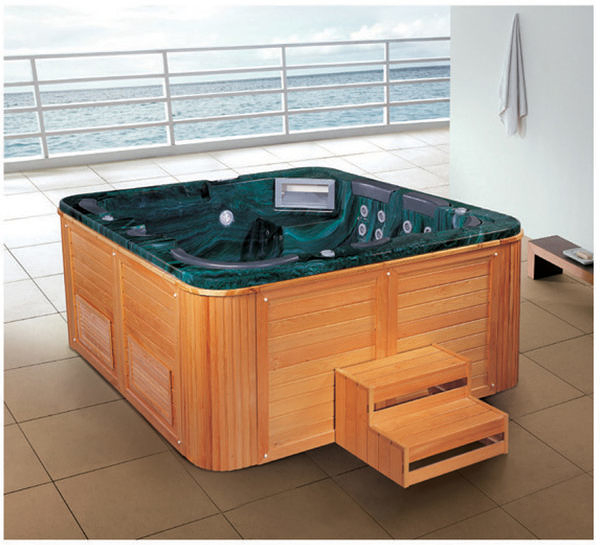 【麗室衛浴】BATHTUB WORLD 獨家擁有 豪華按摩浴缸 G-8005  多種出水按摩方式  2350*2200*980mm