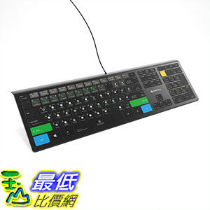 [8美國直購] Flight Simulator X Keyboard Incredible Flight Controller Keyboard Backlit Simulation Keyboard V2 B01G5G7RY4