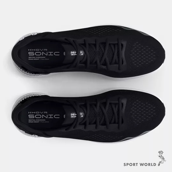 Under Armour UA 慢跑鞋 女鞋 緩震 支撐 HOVR Sonic 6 黑【運動世界】3026128-003 product thumbnail 5