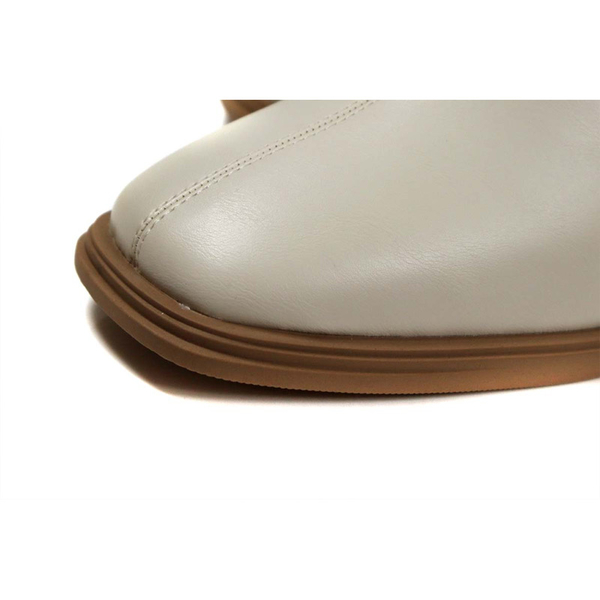 SNAIL 粗跟短靴 米白色 女鞋 S-6234402 no277 product thumbnail 6