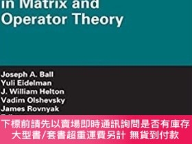 二手書博民逛書店英文原版罕見Recent Advances in Matrix and Operator TheoryY492