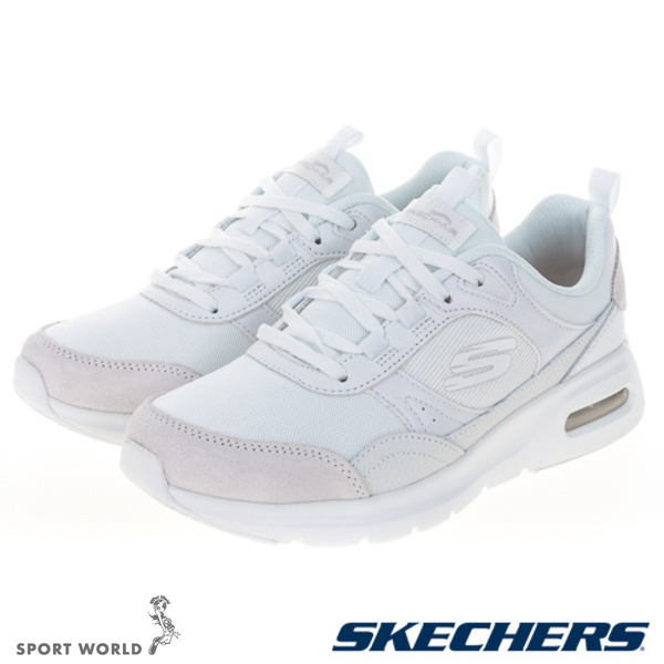 Skechers 女鞋 休閒鞋 氣墊 SKECH-AIR COURT 白【運動世界】150075WHT product thumbnail 3