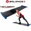【BALANCE 1】橫向核心肌群訓練 滑步器 豪華版230cm(SLIDING BOARD EX 230cm)-黑