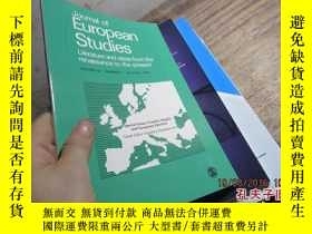 二手書博民逛書店journal罕見of european studies lit