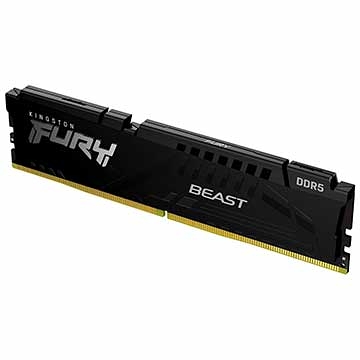 Kingston 金士頓 Fury Beast DDR5 5200 16G桌機用超頻記憶體 KF552C40BB-16